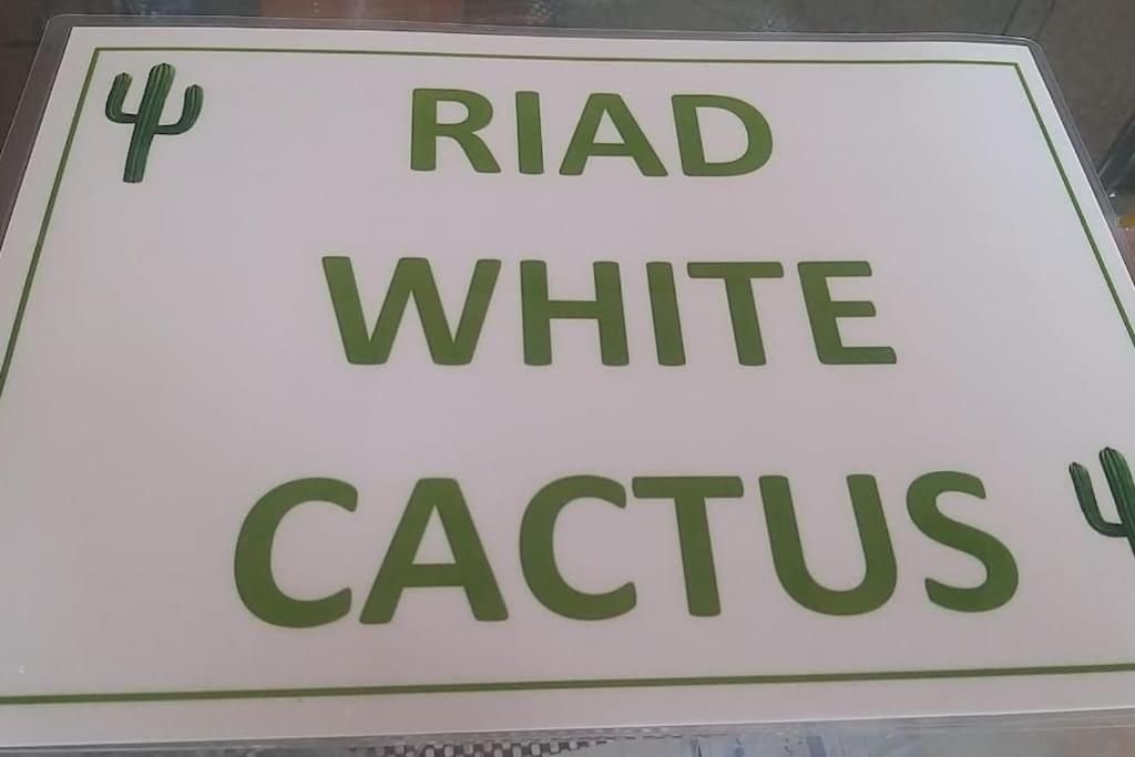 Riad White Cactus Marrakesch Exterior foto